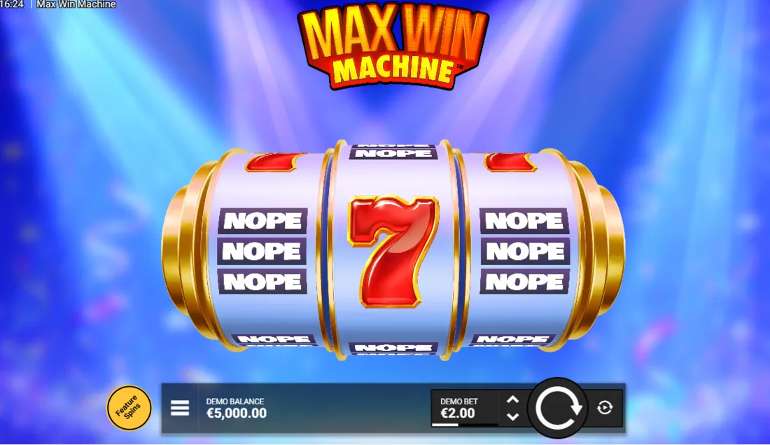 Max Win Machine — скриншот слота Hacksaw: классические 3 барабана и 1 линия