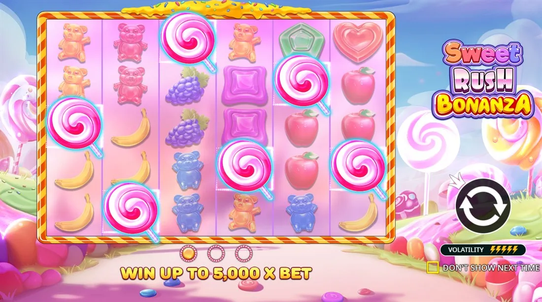 Sweet Rush Bonanza — скриншот игры